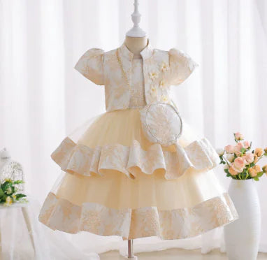 Flower Girl Net Yarn Simulation Princess Skirt
