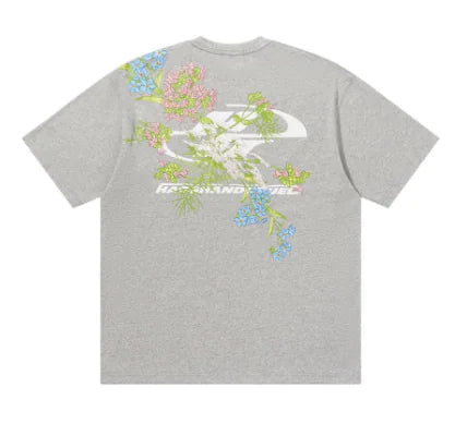 Floral Embroidered Short Sleeve T-shirt