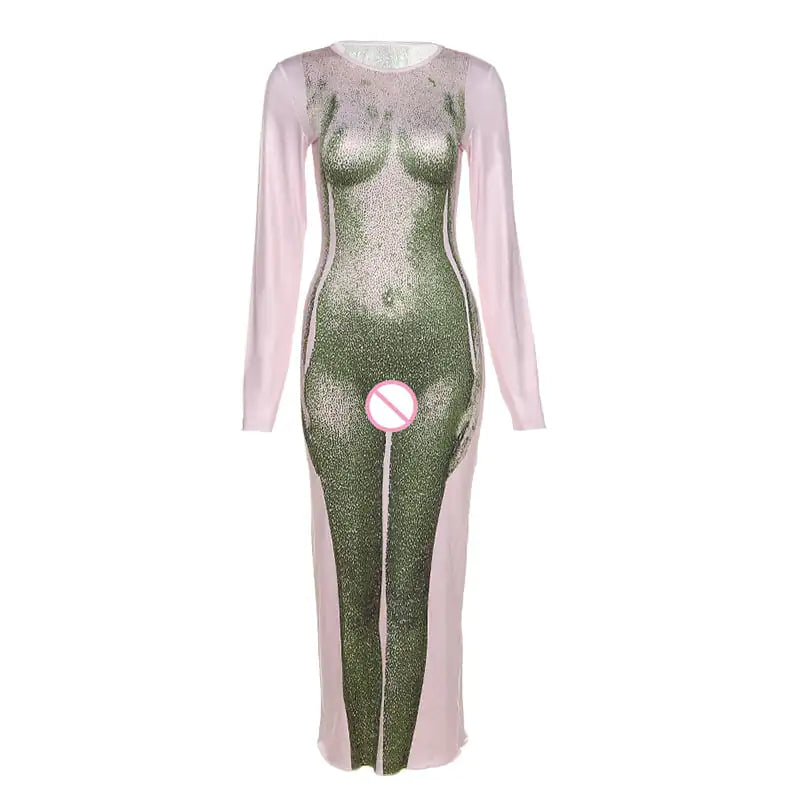 Women's Sleeveless Slim Round Neck Dress
