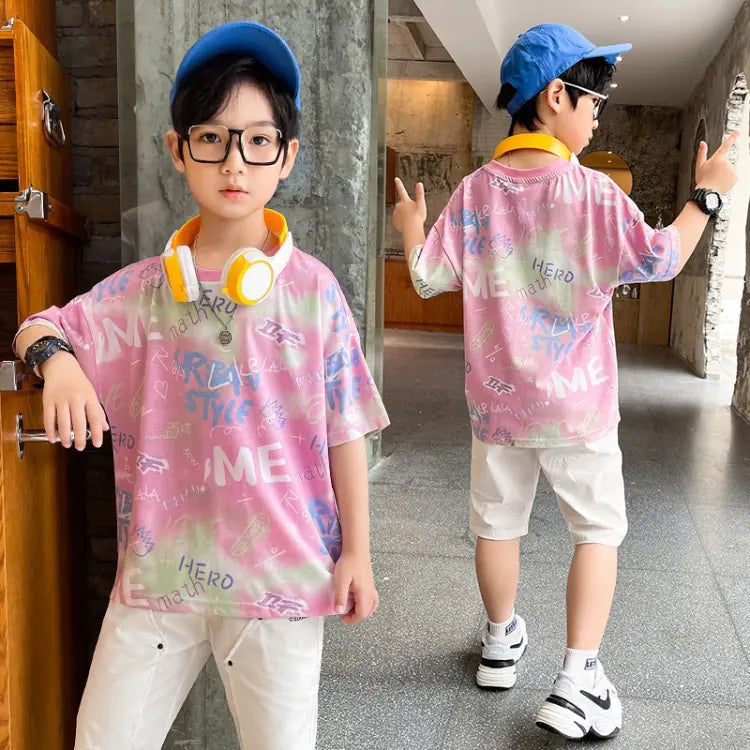 Children's Summer Tops for Boys - Thin Western Style