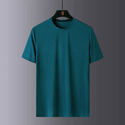 Summer Couple Quick-Dry Ice Silk T-Shirt for Sports
