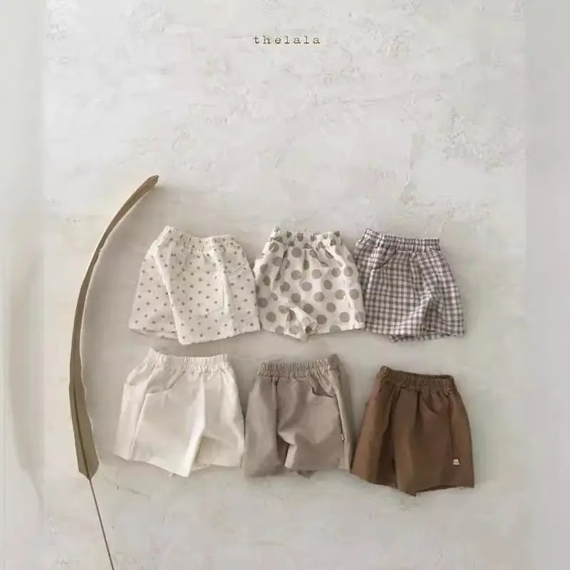 Summer Baby Cotton Linen Casual Shorts - Thin & Comfortable