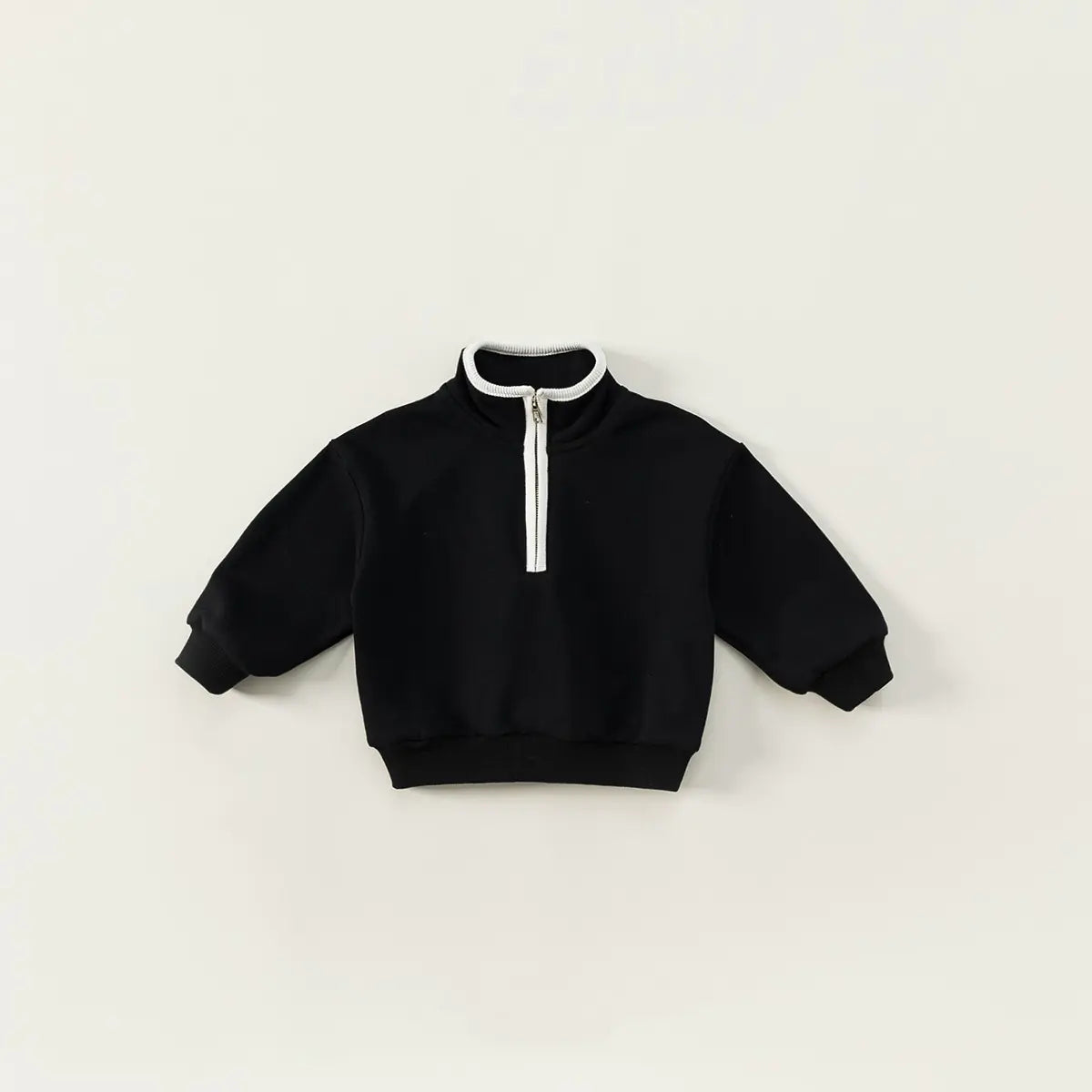 Padded Stand-Up Collar Baby Tops for Autumn & Winter