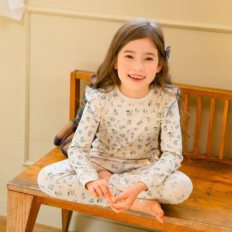 Baby Girl's Home Service Pajamas Set