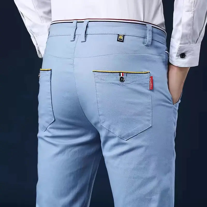 Men's Ice Silk Straight-Leg Quick-Dry Casual Pants