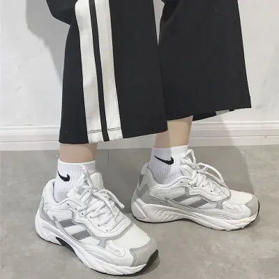 2019 Korean Ulzzang Thick Sole Retro Sneakers