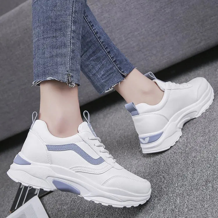 Trendy Autumn Dad Sneakers - Versatile Thick Sole Shoes