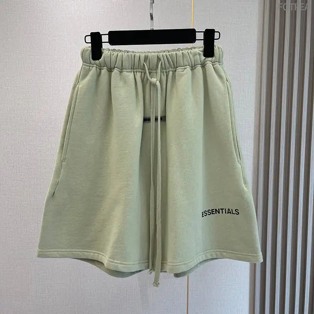 Men's Loose Casual Cropped Drawstring Pants