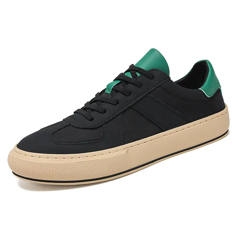 2022 Men's Casual White Leather Vulcanized Sneakers