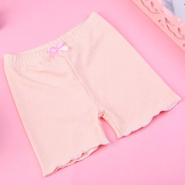 Cotton Girls' Safety Shorts - Cute Summer Style