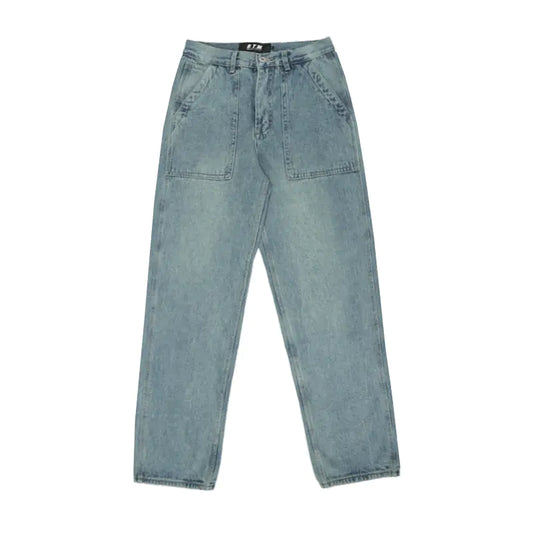 Vintage Wide Leg Jeans for Men - Loose Straight Fit