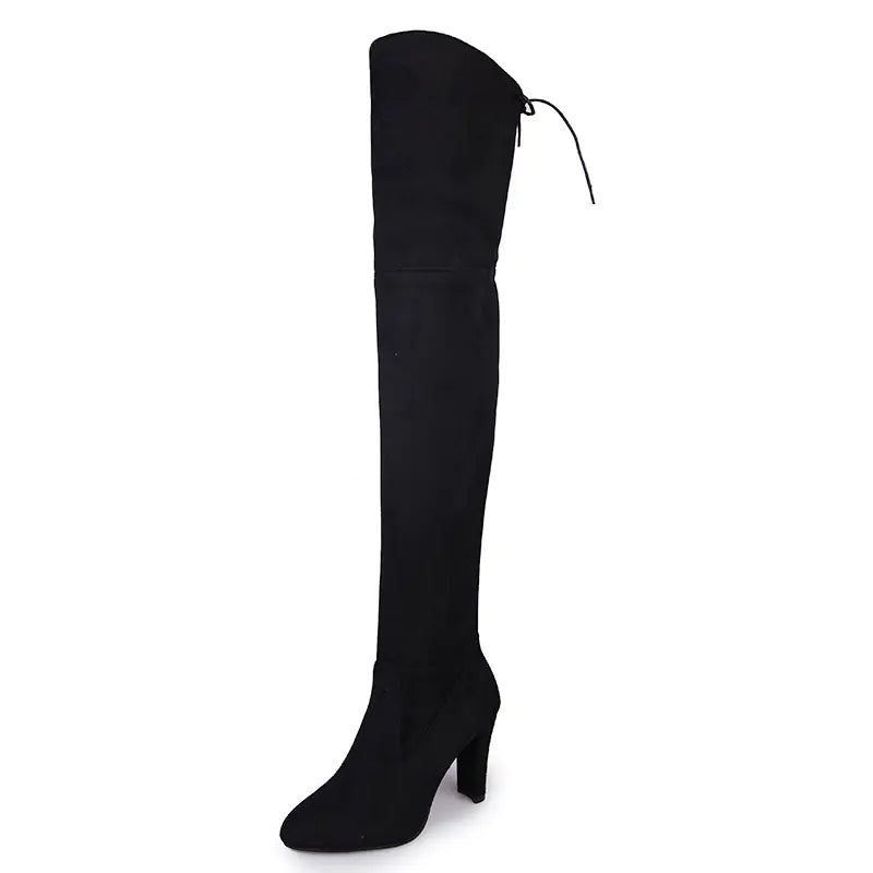 2020 Fashion Pointed Toe High Heel Over Knee Boots
