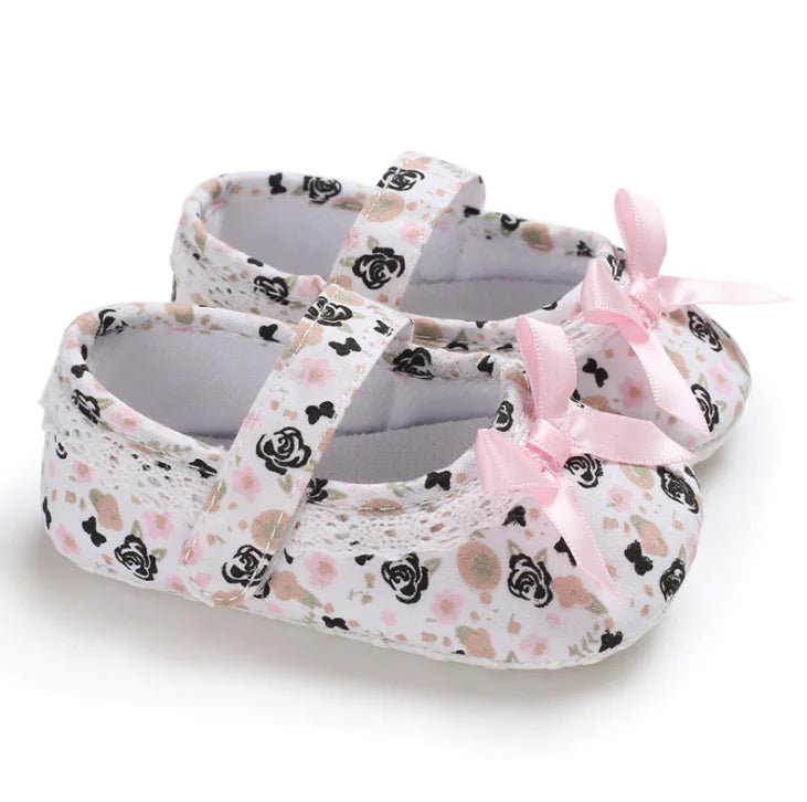 Soft Sole Princess Shoes for Baby Girls (0-1 Year)