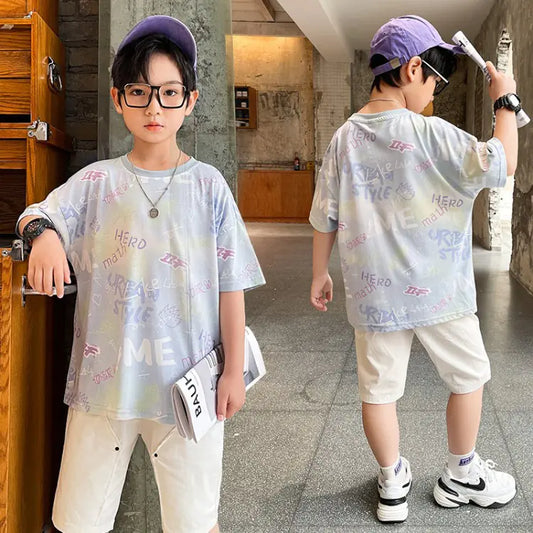 Children's Summer Tops for Boys - Thin Western Style