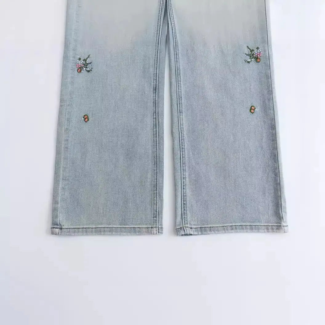 High Street Steel Ball Denim Jeans