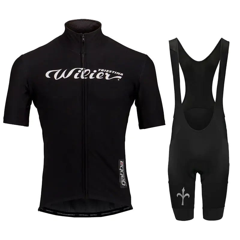 Short-Sleeved Bib Cycling Jersey