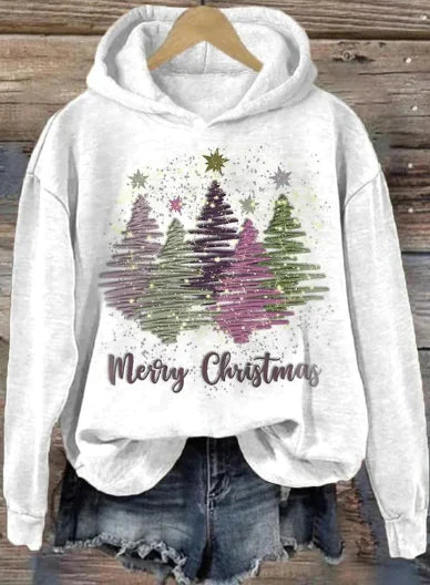 3D Letter Printed Hoodie for Women
