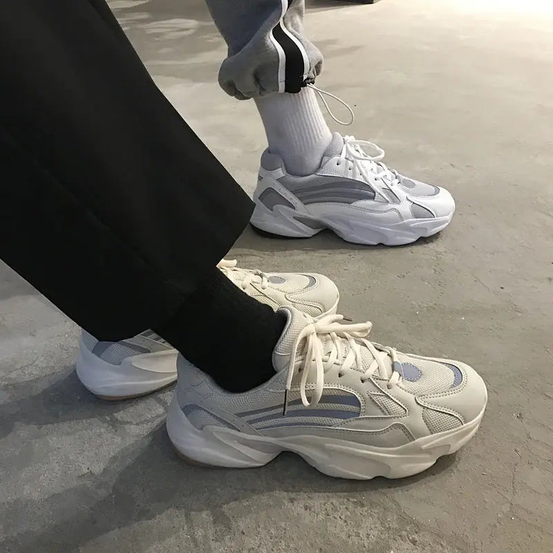 2019 Korean Ulzzang Thick Sole Retro Sneakers