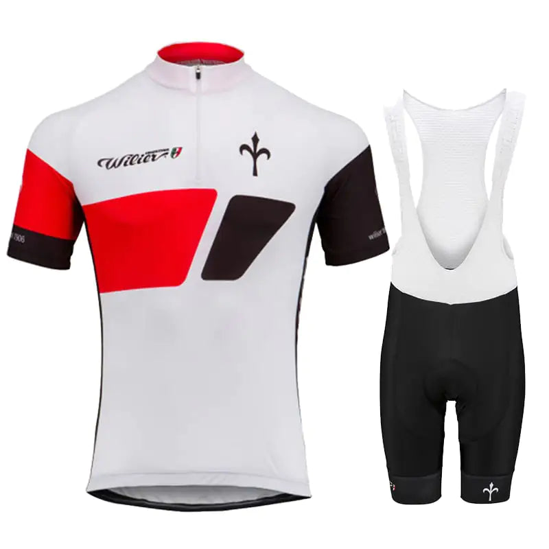 Short-Sleeved Bib Cycling Jersey
