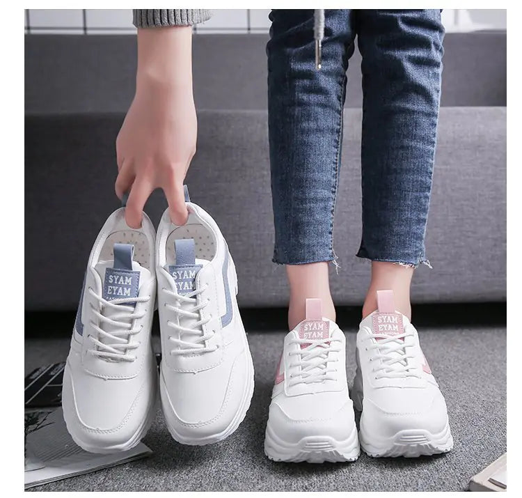 Trendy Autumn Dad Sneakers - Versatile Thick Sole Shoes
