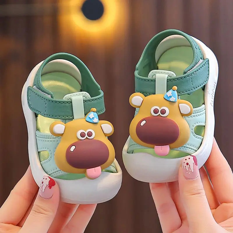 Cute Cartoon Baby Non-slip Beach Sandals for Kids