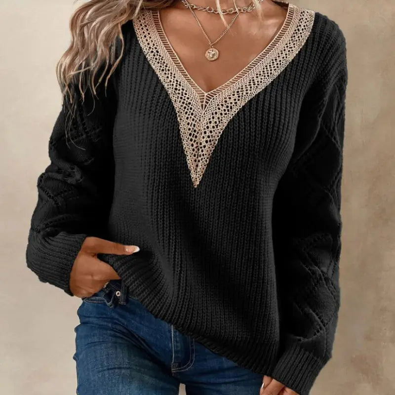 Women's Solid Color Puff Sleeve Knitted Sweater Coat