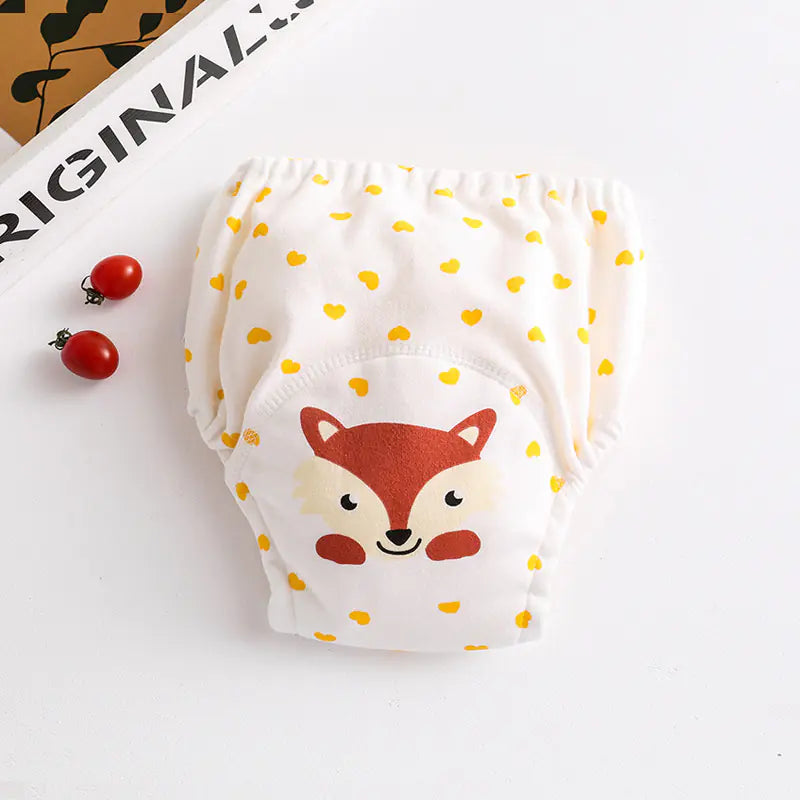 Cotton Pocket Baby Learning Pull-Up Diaper Pants