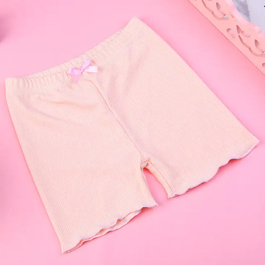 Cotton Girls' Safety Shorts - Cute Summer Style