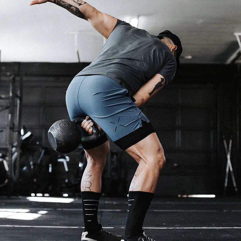 Men's Loose Fit Basketball Shorts with Zipper Pockets