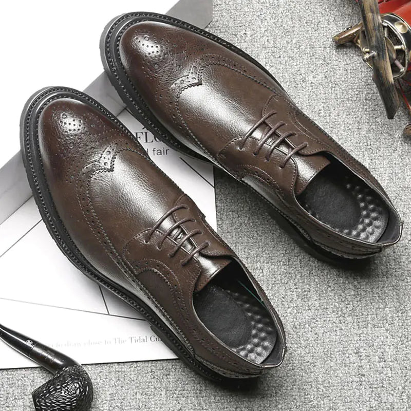 British Leather Men's Formal Business Shoes
