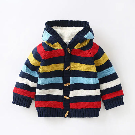 Thick Fleece Cotton Sweater Jacket for Children