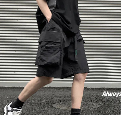 Jiye Heavy Industry Big Pocket Casual Workwear Shorts