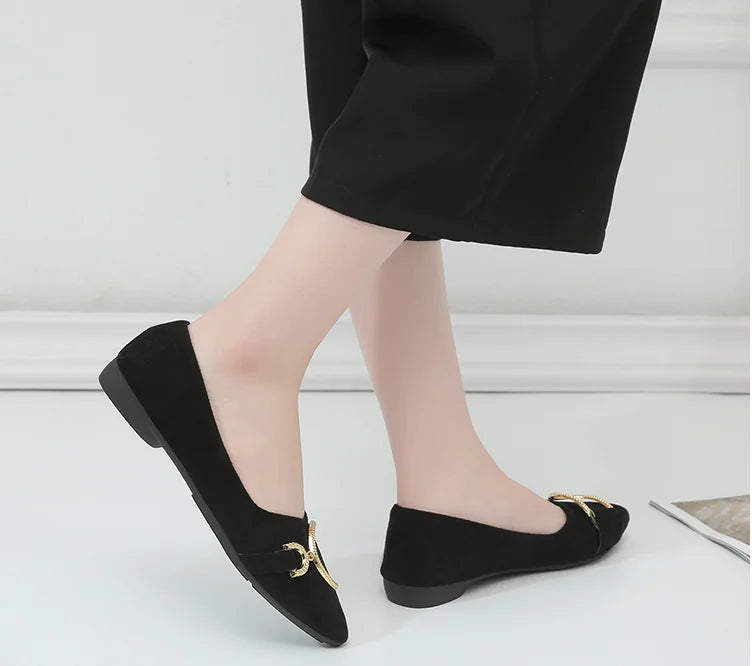 Autumn Casual Flat Pointed Shoes for Women