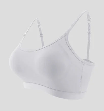 Removable Cotton Chest Yoga Cami Top with Straps