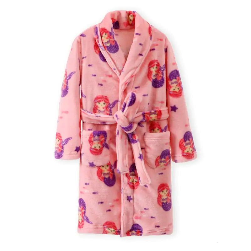 Children's Flannel Pajamas for Autumn and Winter