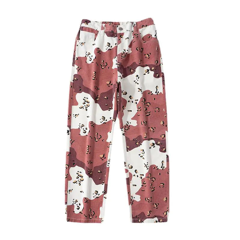 Retro American Loose Fit Wide Leg Pants