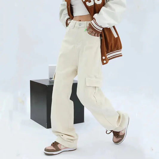 Loose High Waist Wide Leg Casual Pants