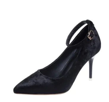 New Style Pointed Toe Work Shoes with Strap for Women