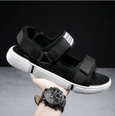 Men's High-Top Canvas Sneakers - Summer Korean Style