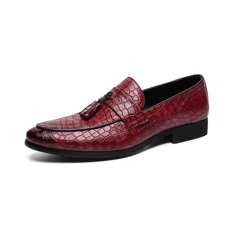 British Men's Pointed Shoes for Nightclub Stylists