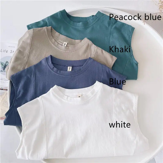 Children's Summer Sleeveless Vest T-Shirt