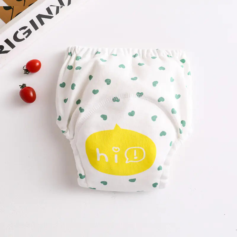 Cotton Pocket Baby Learning Pull-Up Diaper Pants