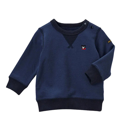 Retro Long-Sleeved Terry Sweater Pullover T-shirt
